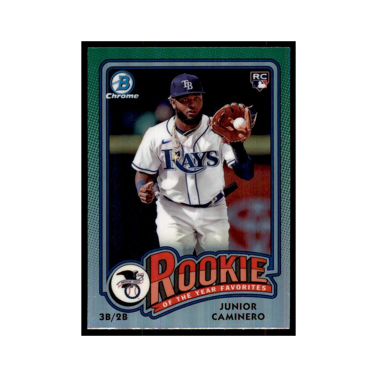Junior Caminero Rookie 2024 Bowman Chrome #RDY-8 Baseball Cards Baseball Card NM