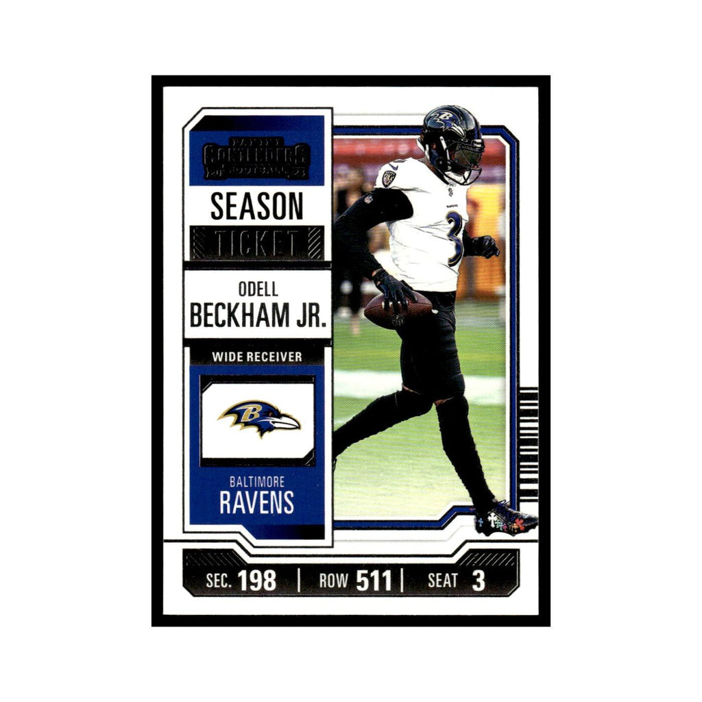 Odell Beckham Jr. 2023 Panini Contenders #10 Baltimore Ravens Football Card NM