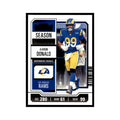 Aaron Donald 2023 Panini Contenders #60 Los Angeles Rams Football Card NM