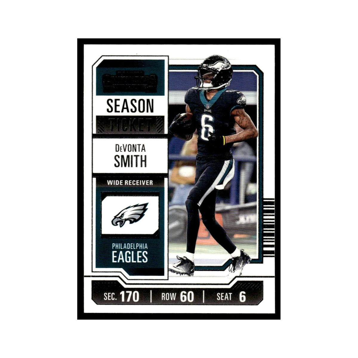 DeVonta Smith 2023 Panini Contenders #79 Philadelphia Eagles Football Card NM
