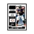 Justin Fields 2023 Panini Contenders #20 Chicago Bears Football Card NM