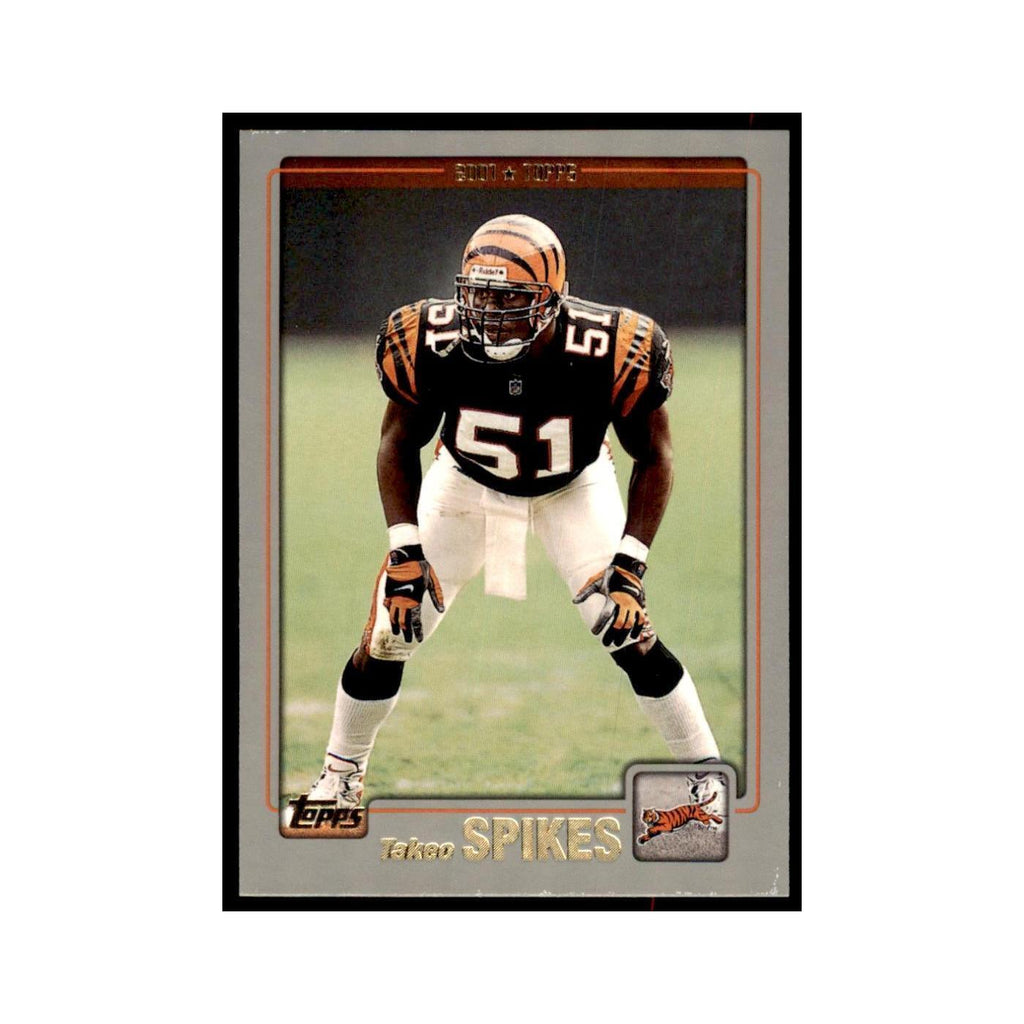 Takeo Spikes 2001 Topps #291 Football Cards Football Card NM