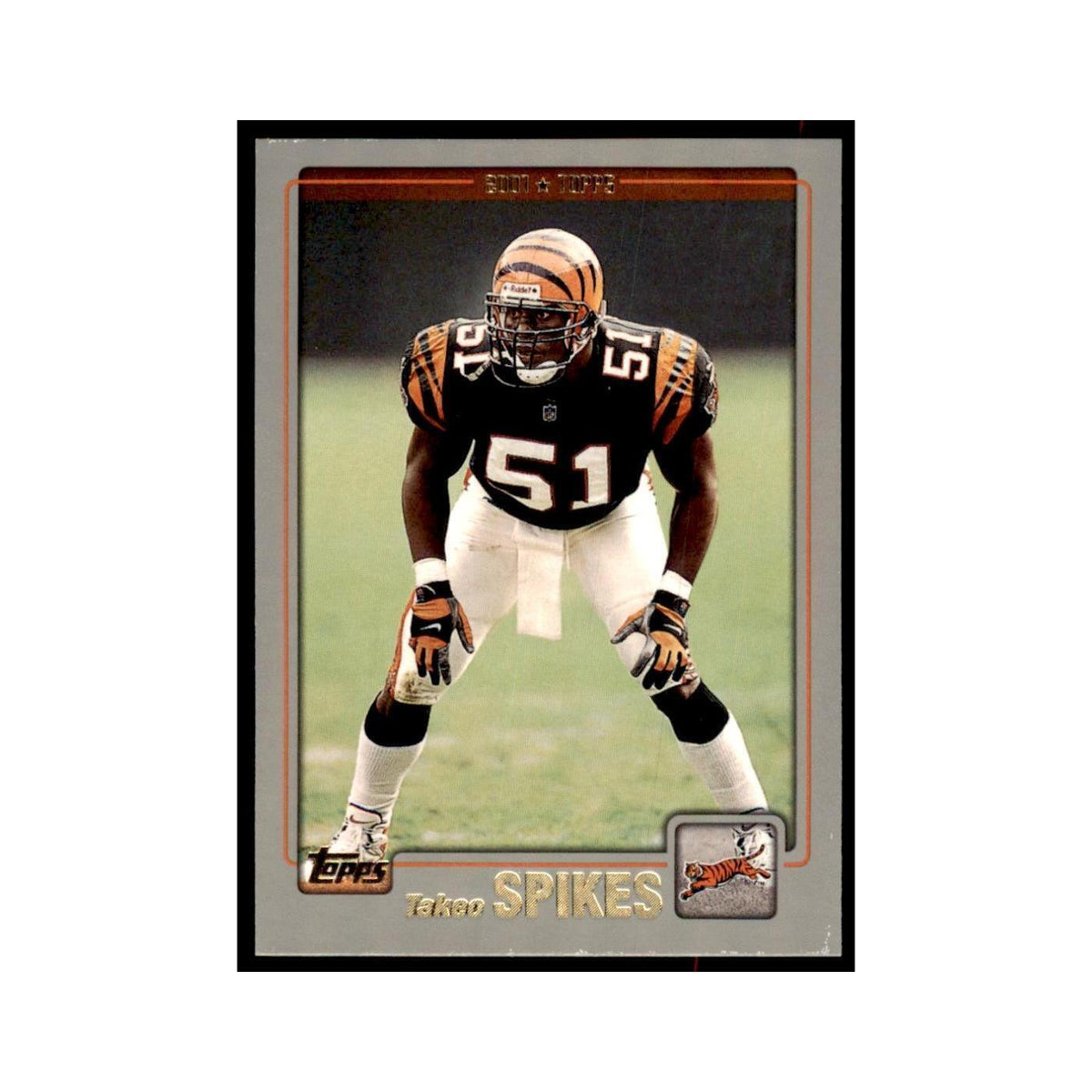 Takeo Spikes 2001 Topps #291 Football Cards Football Card NM