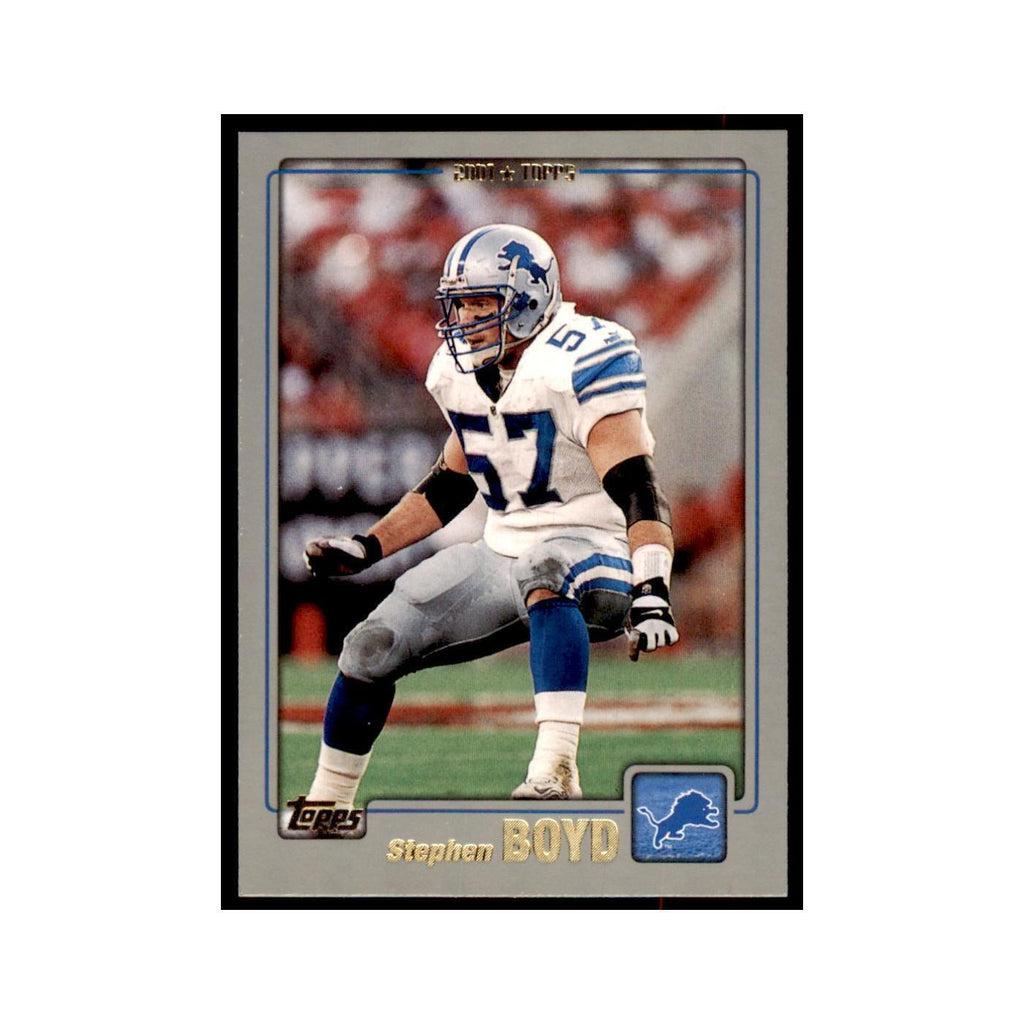 Stephen Boyd 2001 Topps #294 Football Cards Football Card NM