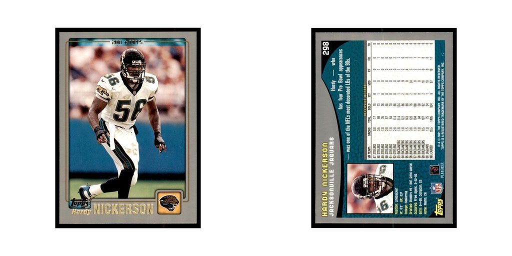 Hardy Nickerson 2001 Topps #298 Football Cards Football Card NM