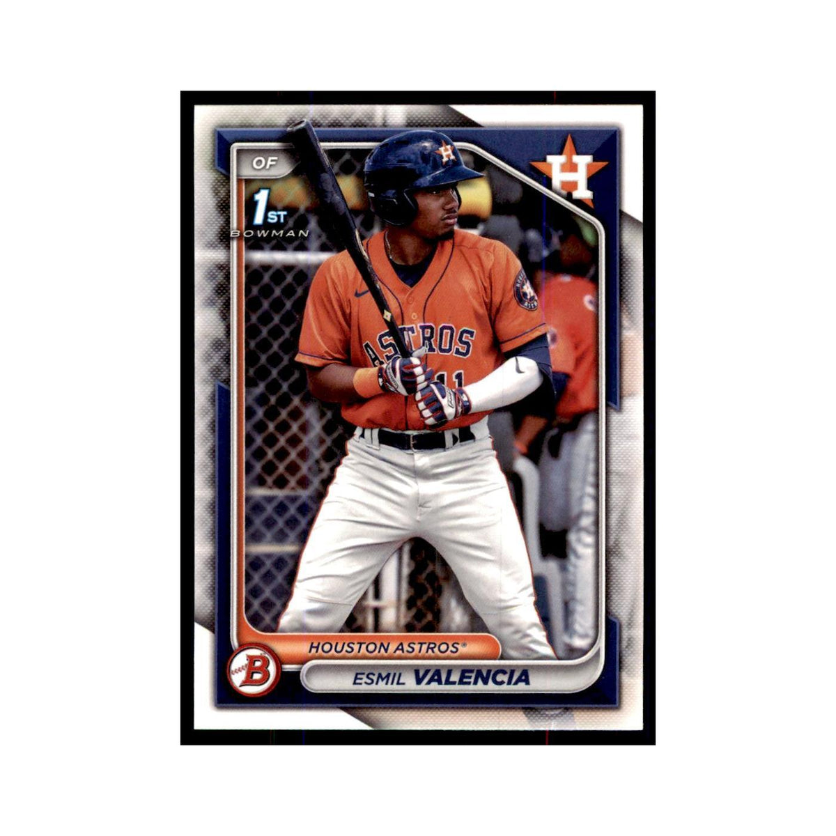 Esmil Valencia 2024 Bowman Prospects #BP-75 Baseball Cards Baseball Card NM