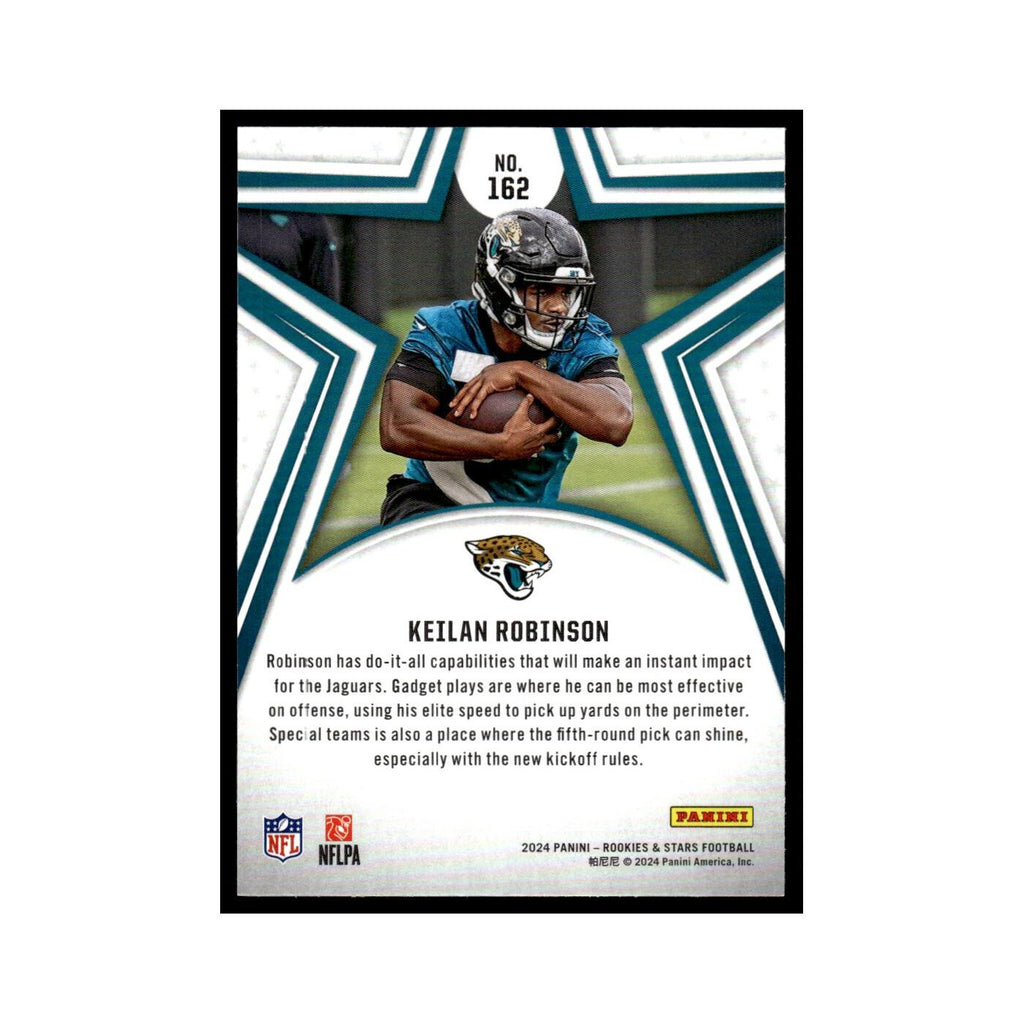 Keilan Robinson 2024 Panini Rookies Stars #162 Jacksonville Jaguars NM