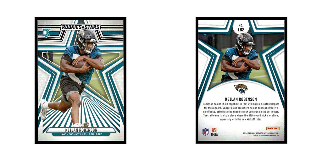 Keilan Robinson 2024 Panini Rookies Stars #162 Jacksonville Jaguars NM