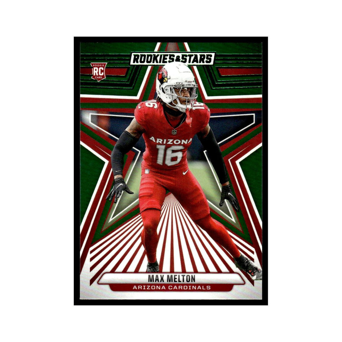 Max Melton 2024 Panini Rookies Stars #177 Arizona Cardinals Football Card NM