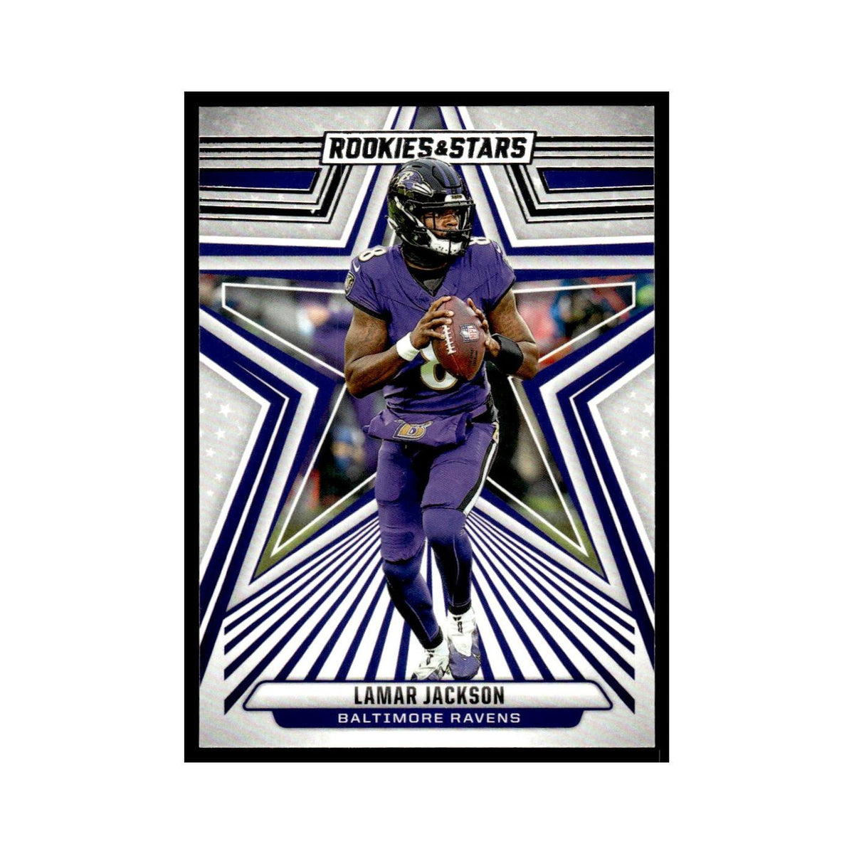 Lamar Jackson 2024 Panini Rookies Stars #10 Baltimore Ravens Football Card NM