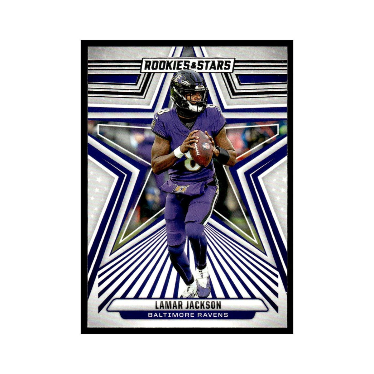 Lamar Jackson 2024 Panini Rookies Stars #10 Baltimore Ravens Football Card NM