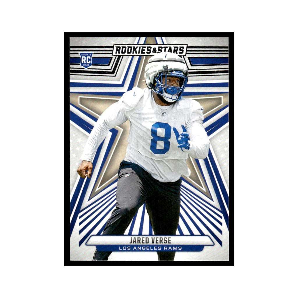 Jared Verse 2024 Panini Rookies Stars #142 Los Angeles Rams Football Card NM
