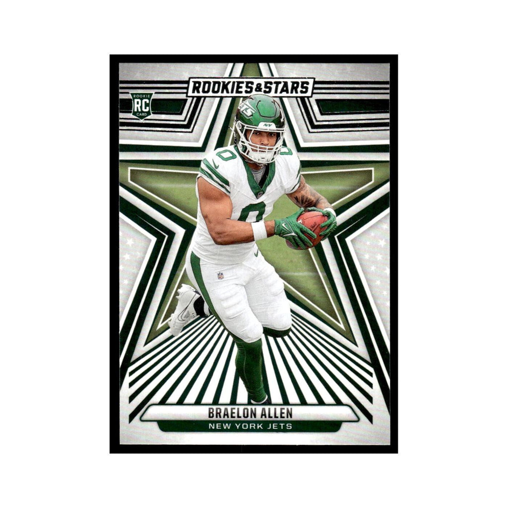 Braelon Allen 2024 Panini Rookies Stars #110 New York Jets Football Card NM