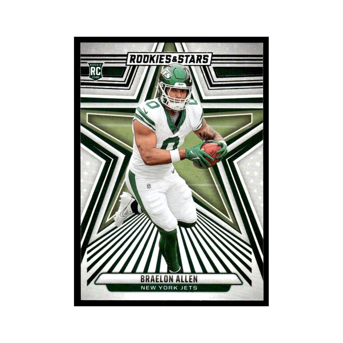 Braelon Allen 2024 Panini Rookies Stars #110 New York Jets Football Card NM
