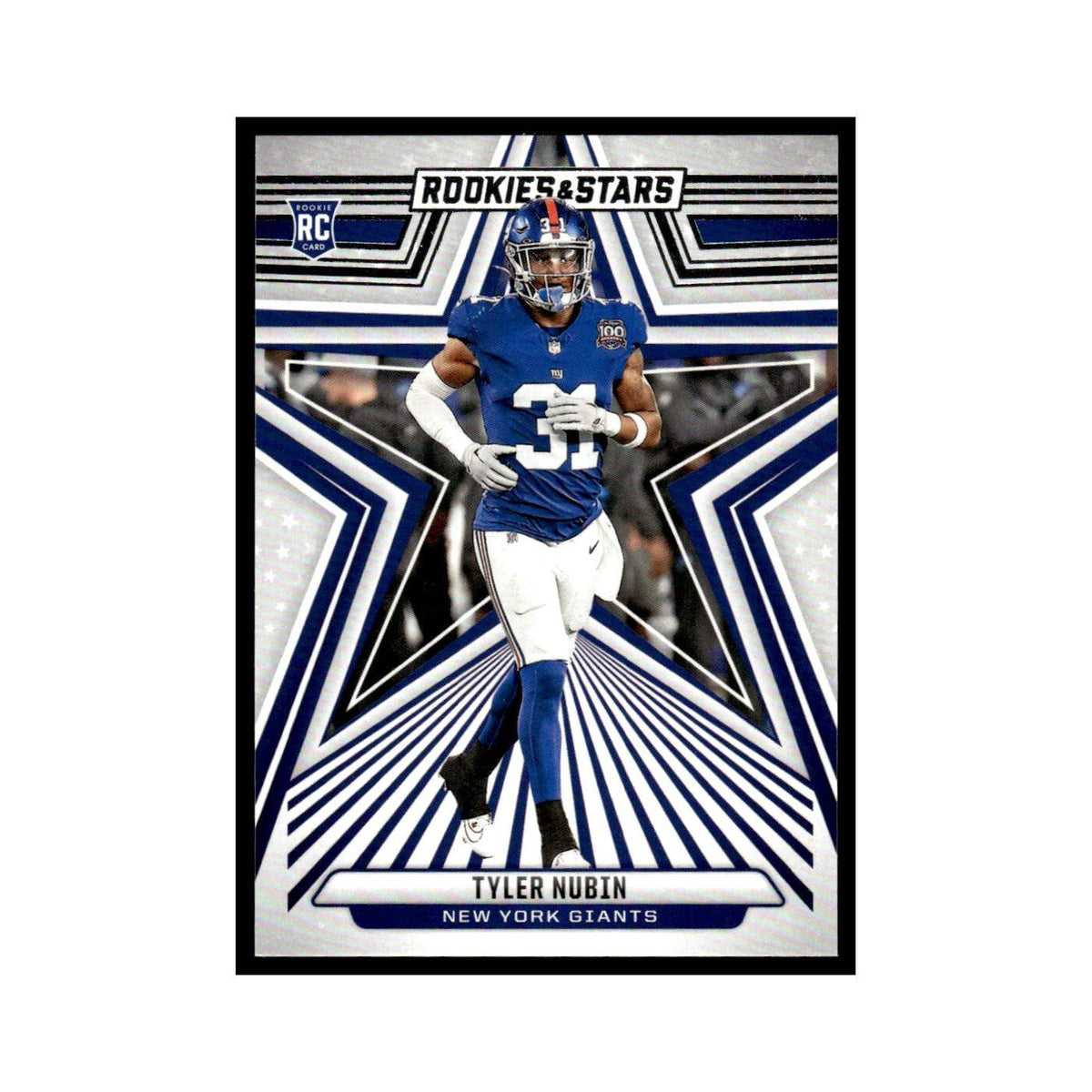 Tyler Nubin 2024 Panini Rookies Stars #196 New York Giants Football Card NM