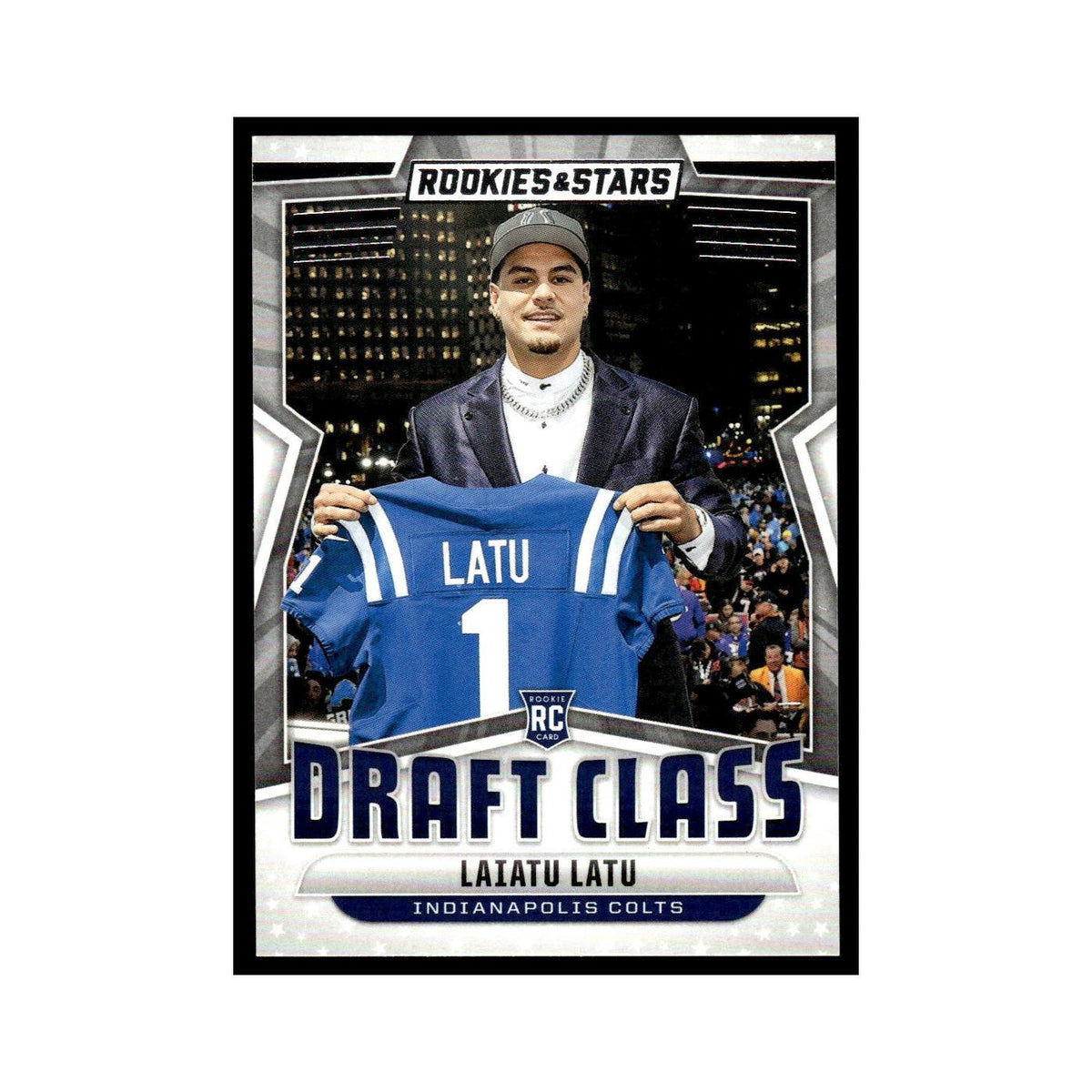 Laiatu Latu 2024 Panini Rookies Stars #DC-LAU Indianapolis Colts NM