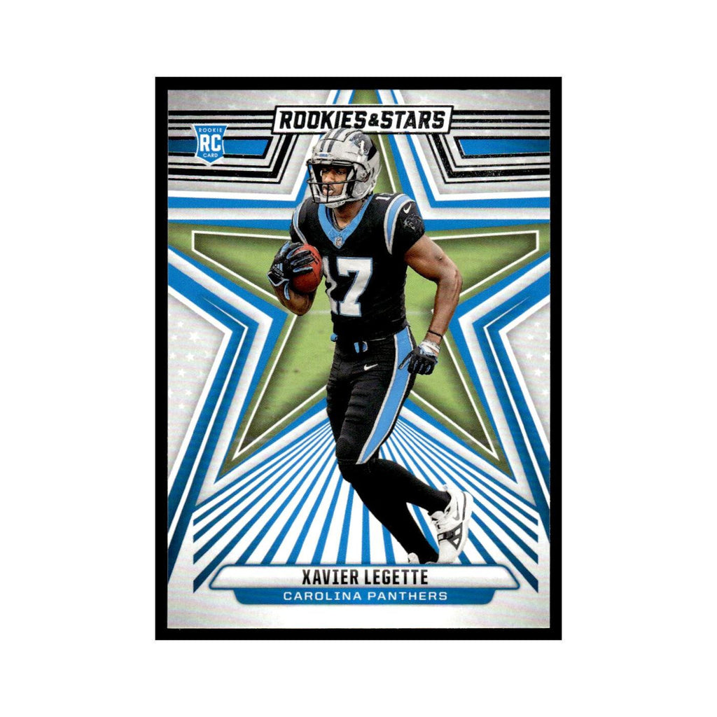 Xavier Legette 2024 Panini Rookies Stars #199 Carolina Panthers Football Card NM