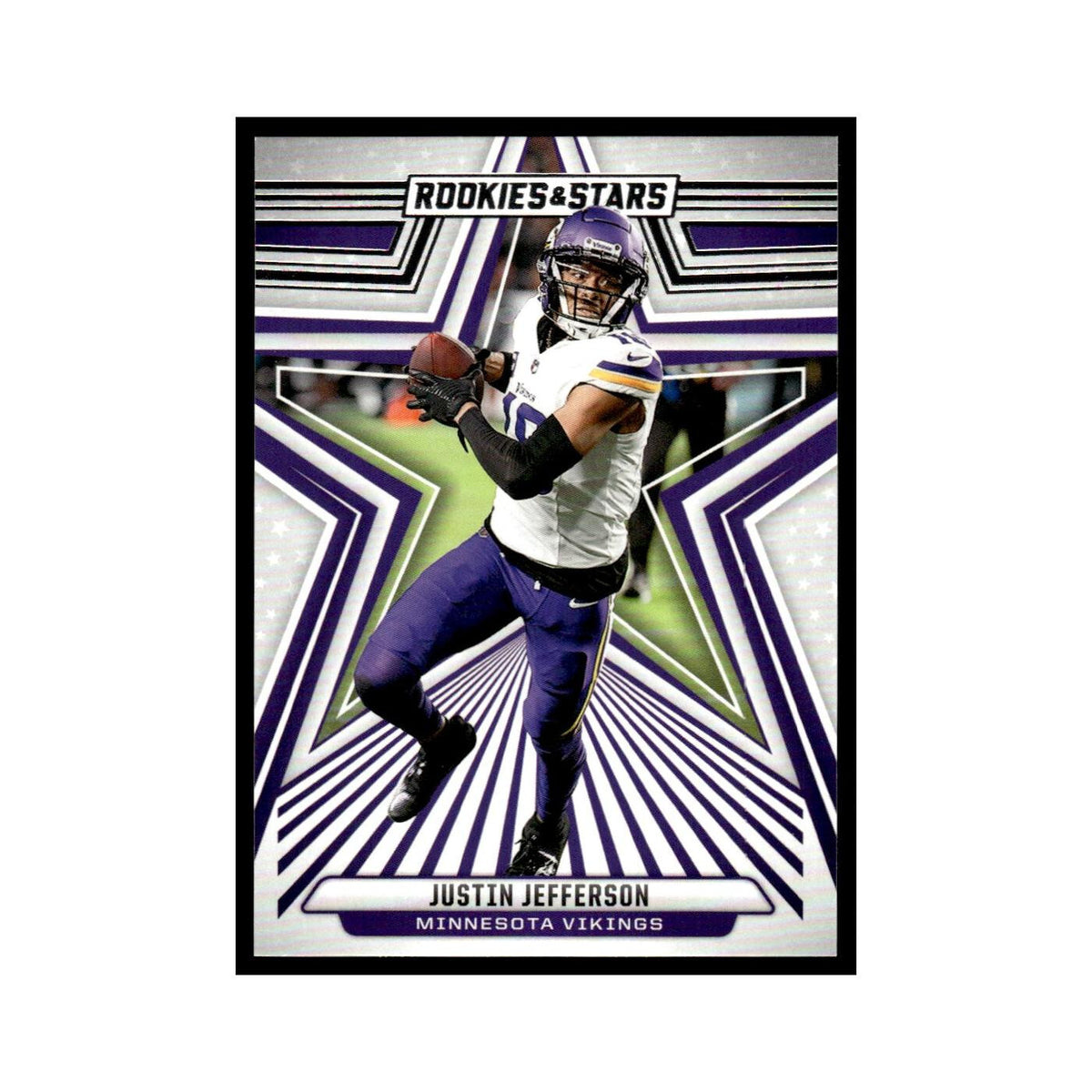 Justin Jefferson 2024 Panini Rookies Stars #63 Minnesota Vikings NM