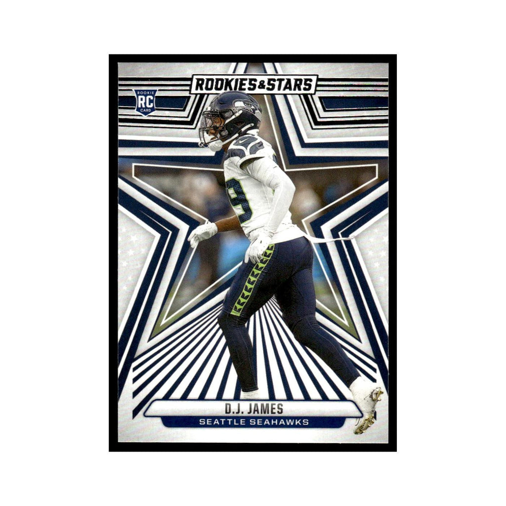 D.J. James 2024 Panini Rookies Stars #122 Seattle Seahawks Football Card NM