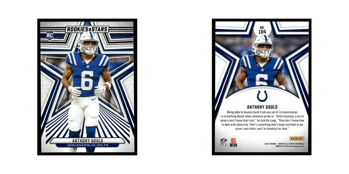Anthony Gould 2024 Panini Rookies Stars #104 Indianapolis Colts Football Card NM
