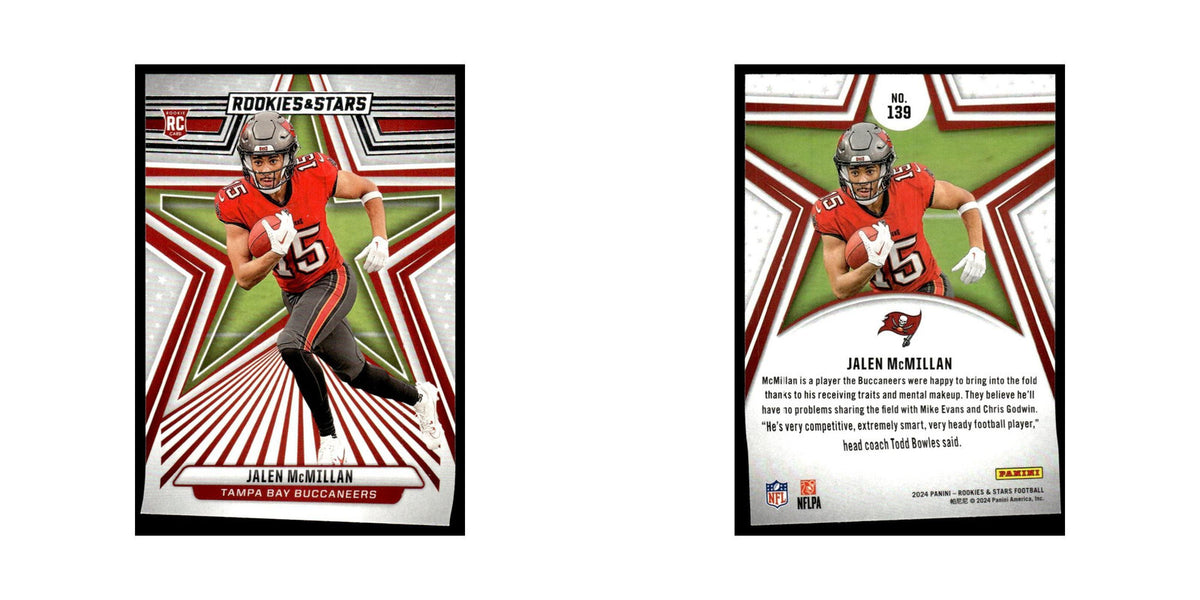 Jalen McMillan 2024 Panini Rookies Stars #139 Tampa Bay Buccaneers NM