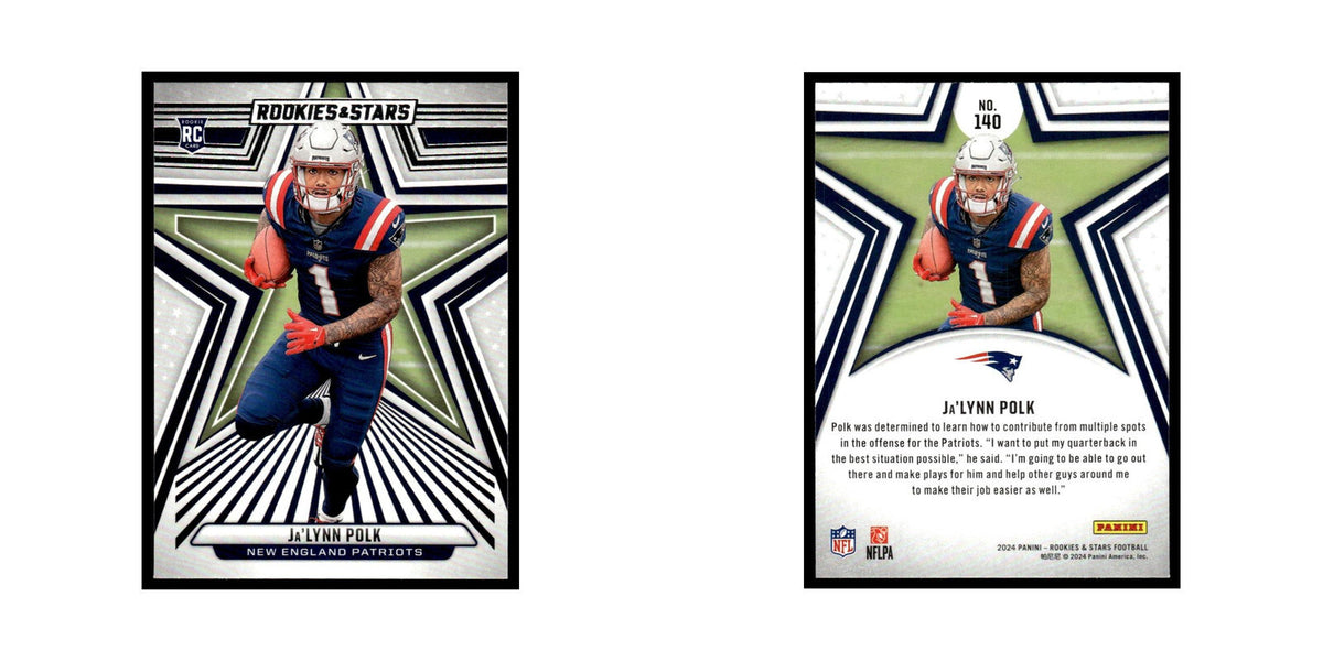 Ja'Lynn Polk 2024 Panini Rookies Stars #140 New England Patriots NM