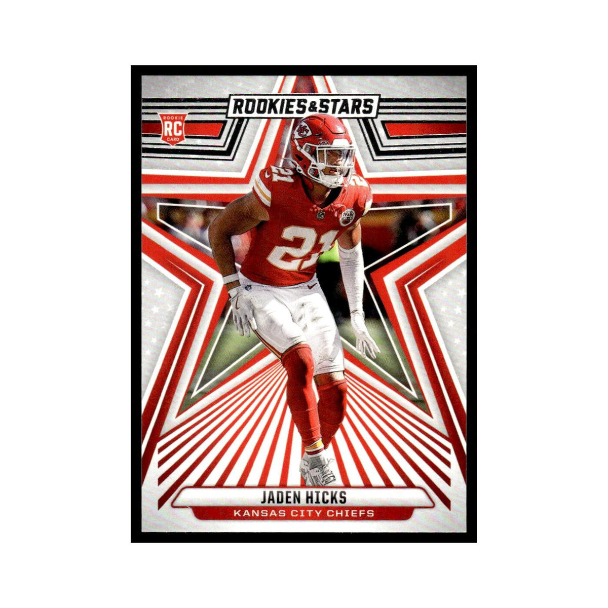 Jaden Hicks 2024 Panini Rookies Stars #137 Kansas City Chiefs Football Card NM