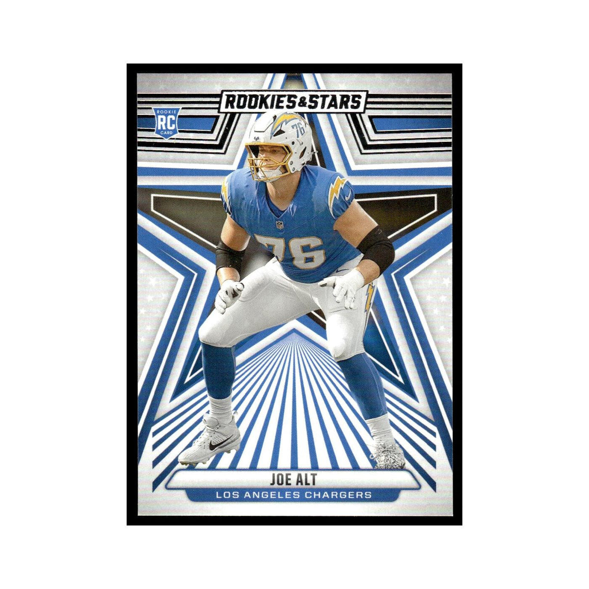 Joe Alt 2024 Panini Rookies Stars #154 Los Angeles Chargers Football Card NM