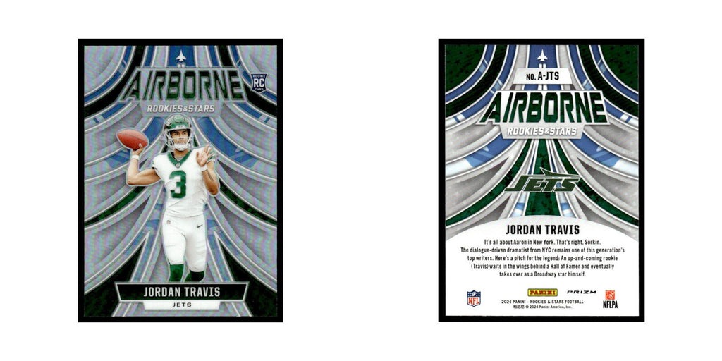 Jordan Travis 2024 Panini Rookies Stars #A-JTS New York Jets Football Card NM