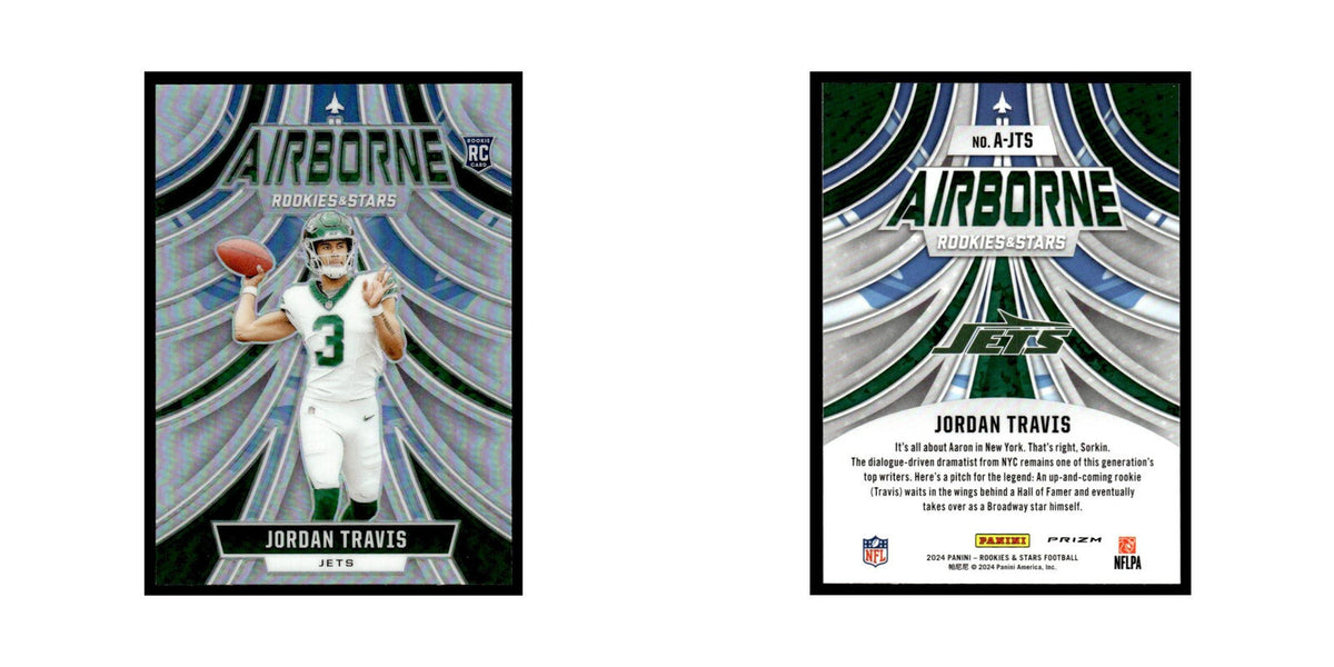 Jordan Travis 2024 Panini Rookies Stars #A-JTS New York Jets Football Card NM
