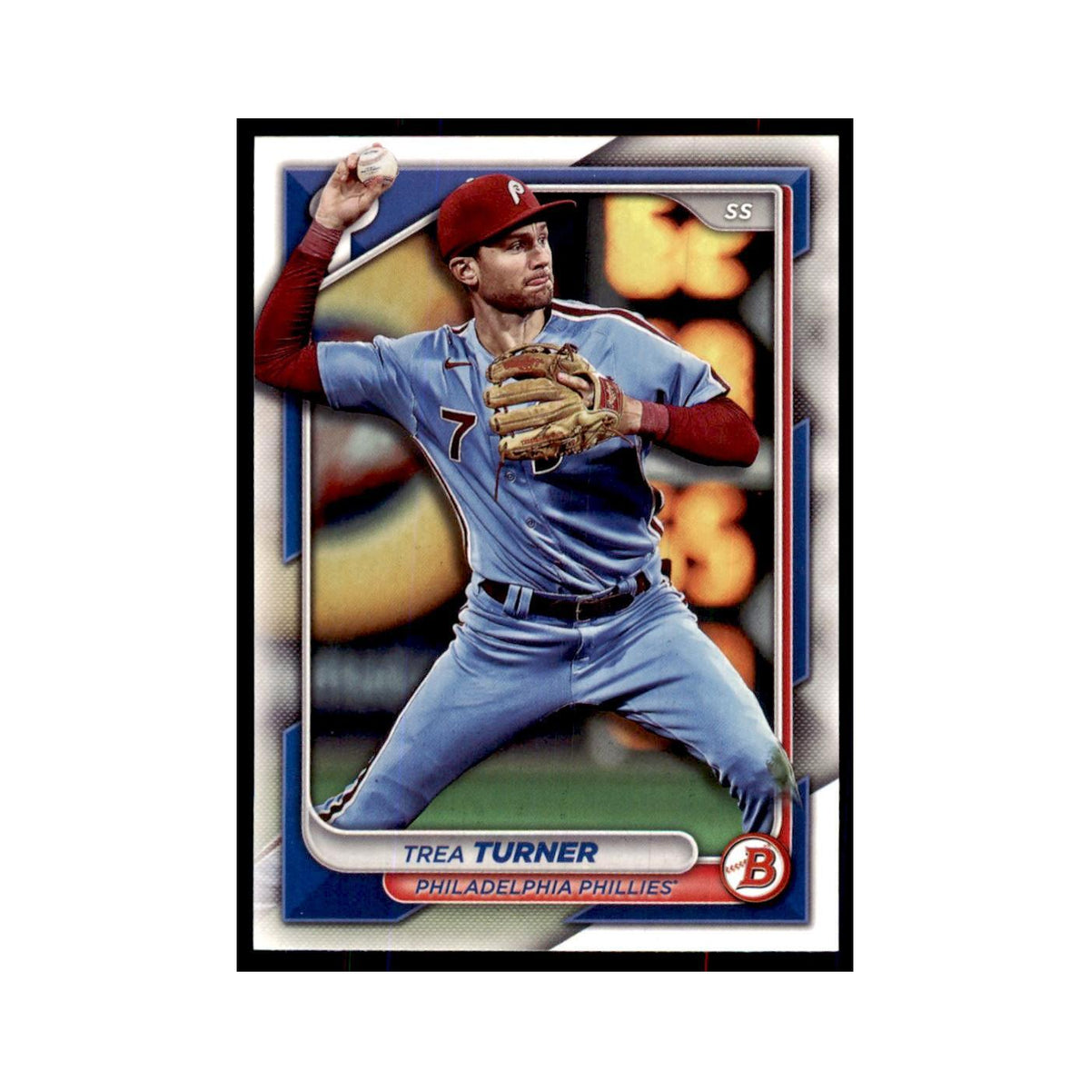 Trea Turner 2024 Bowman #4 Baseball Cards Baseball Card NM