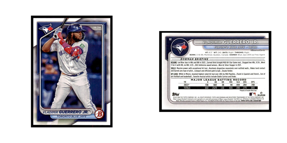 Vladimir Guerrero Jr. 2024 Bowman #97 Baseball Cards Baseball Card NM