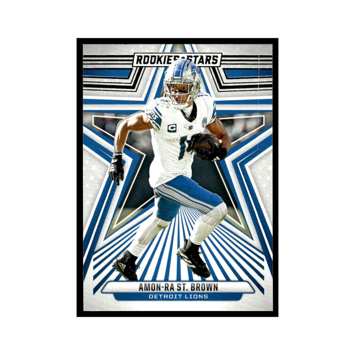 Amon-Ra St. Brown 2024 Panini Rookies Stars #32 Detroit Lions Football Card NM