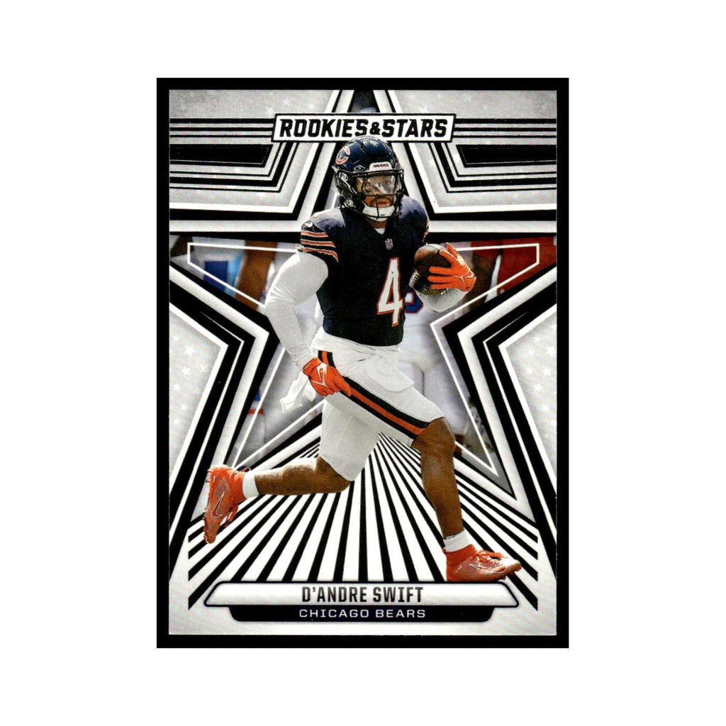 D'Andre Swift 2024 Panini Rookies Stars #17 Chicago Bears Football Card NM