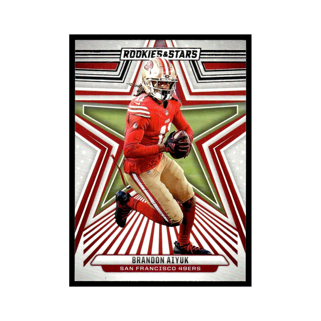 Brandon Aiyuk 2024 Panini Rookies Stars #83 San Francisco 49ers Football Card NM