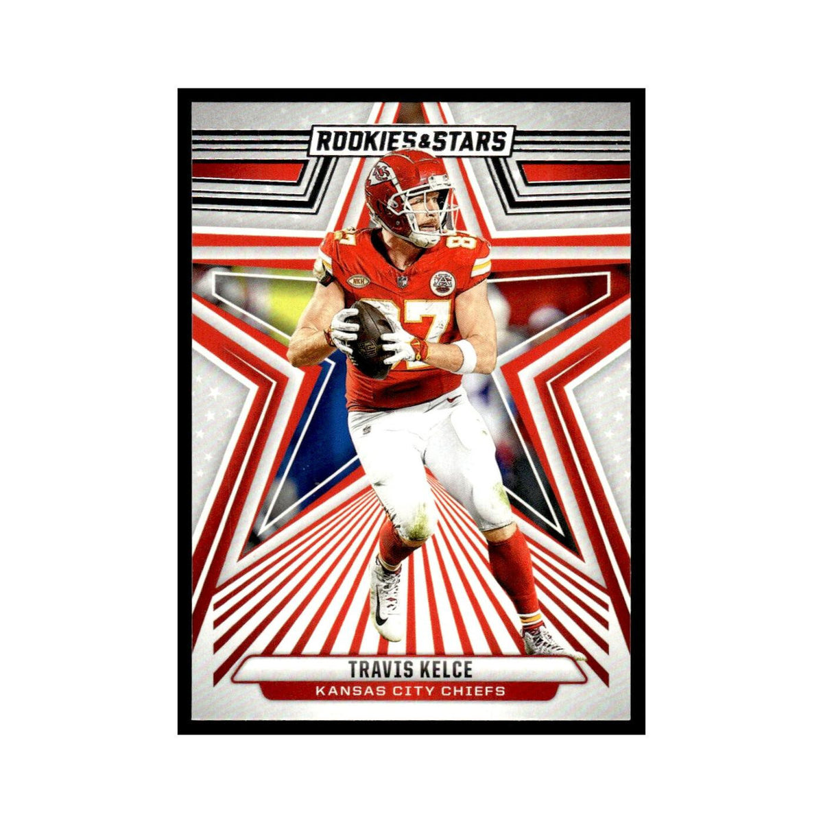Travis Kelce 2024 Panini Rookies Stars #48 Kansas City Chiefs Football Card NM