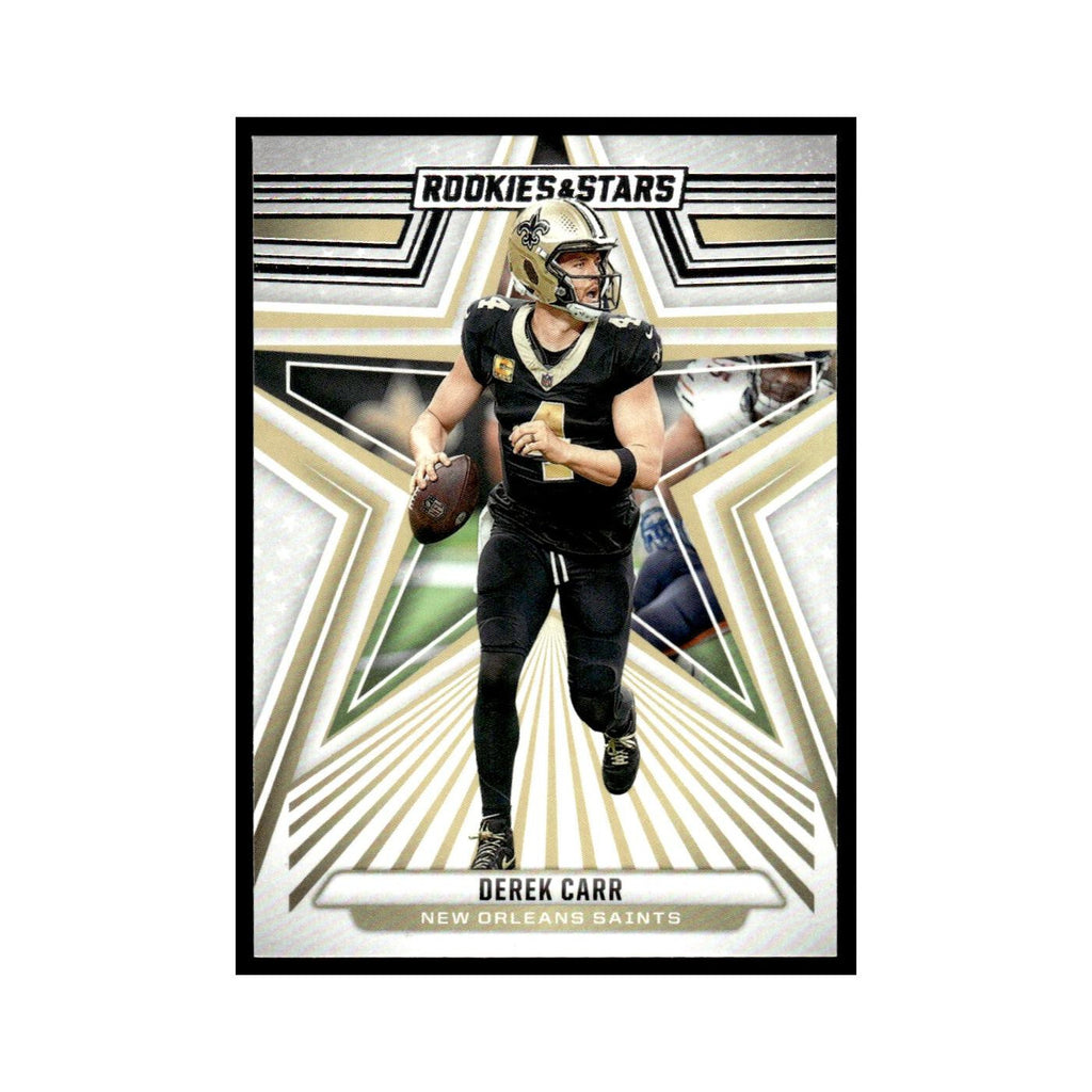 Derek Carr 2024 Panini Rookies Stars #69 New Orleans Saints Football Card NM