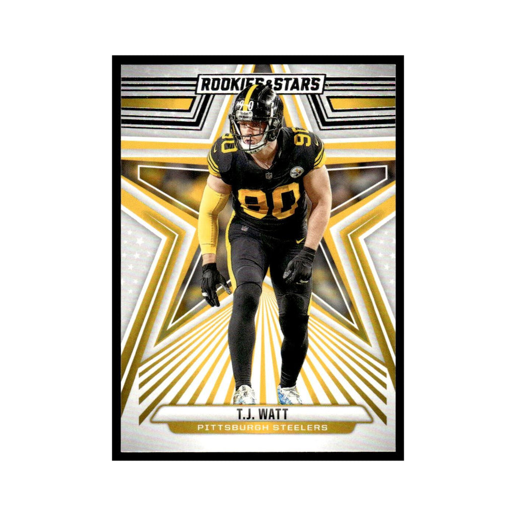 T.J. Watt 2024 Panini Rookies Stars #81 Pittsburgh Steelers Football Card NM