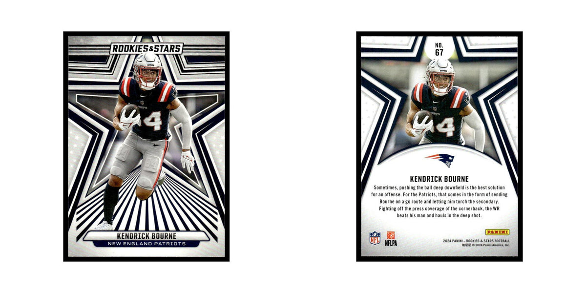 Kendrick Bourne 2024 Panini Rookies Stars #67 New England Patriots NM