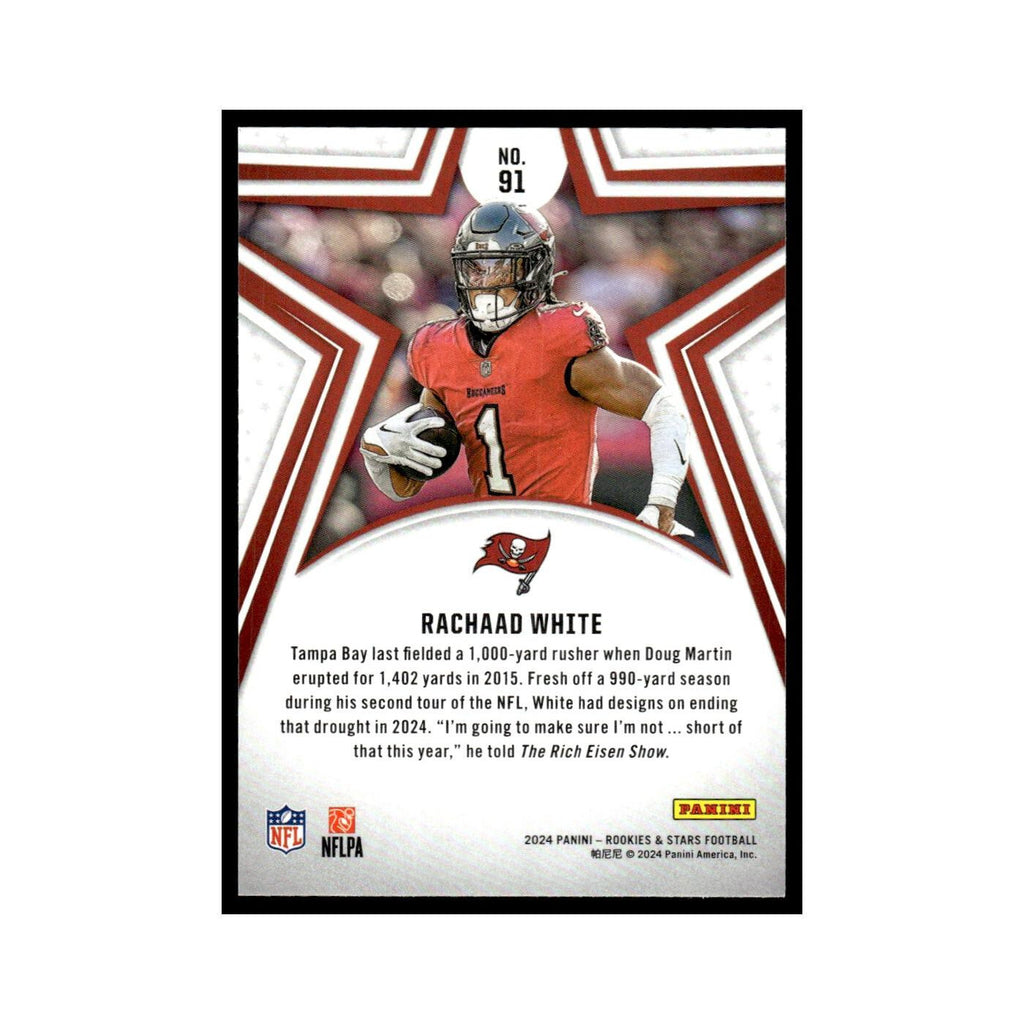 Rachaad White 2024 Panini Rookies Stars #91 Tampa Bay Buccaneers NM