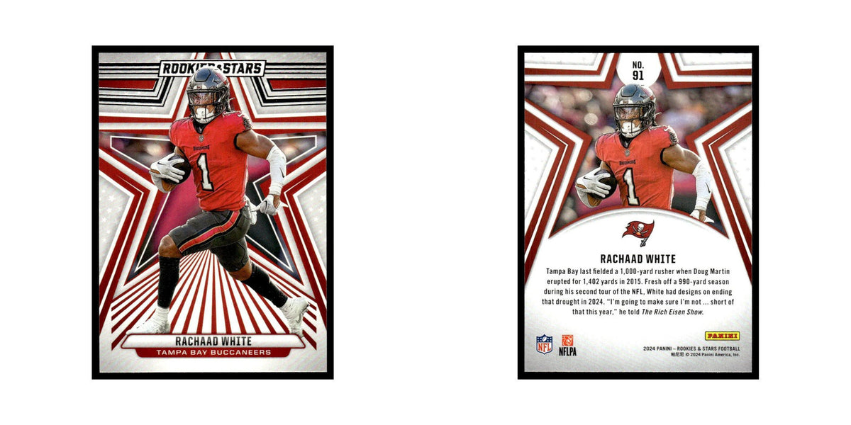 Rachaad White 2024 Panini Rookies Stars #91 Tampa Bay Buccaneers NM