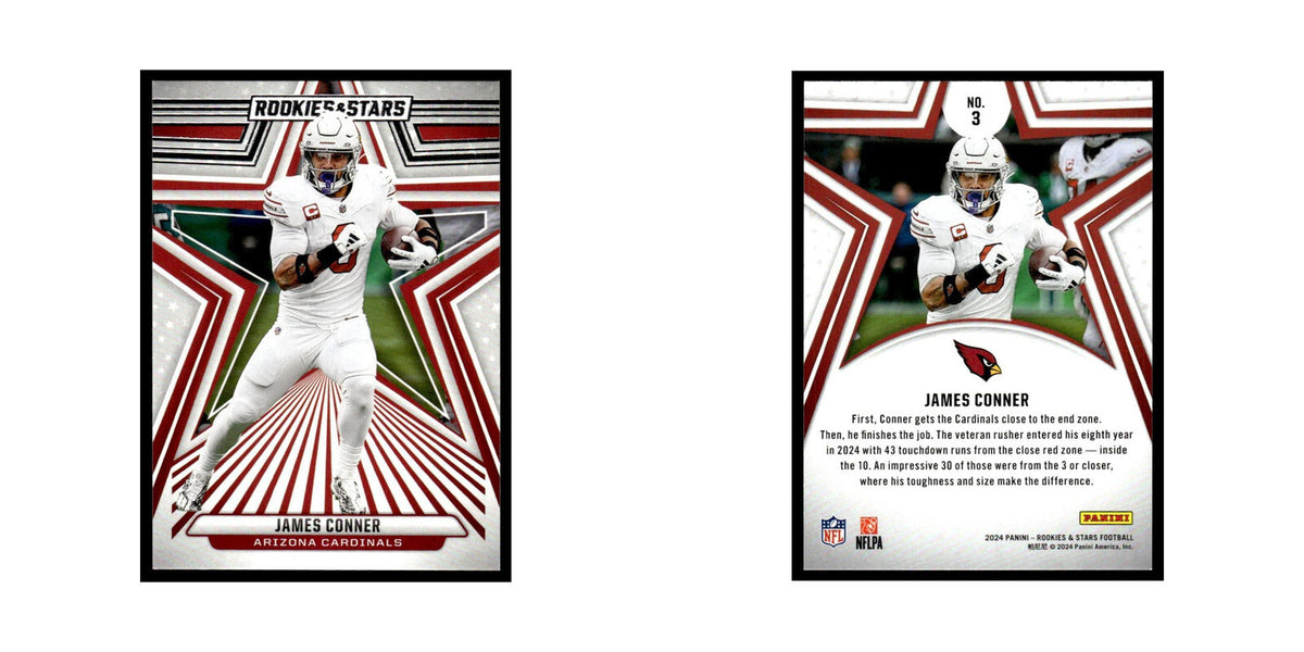 James Conner 2024 Panini Rookies Stars #3 Arizona Cardinals Football Card NM