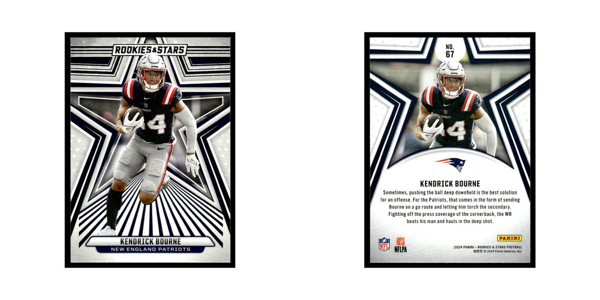 Kendrick Bourne 2024 Panini Rookies Stars #67 New England Patriots NM
