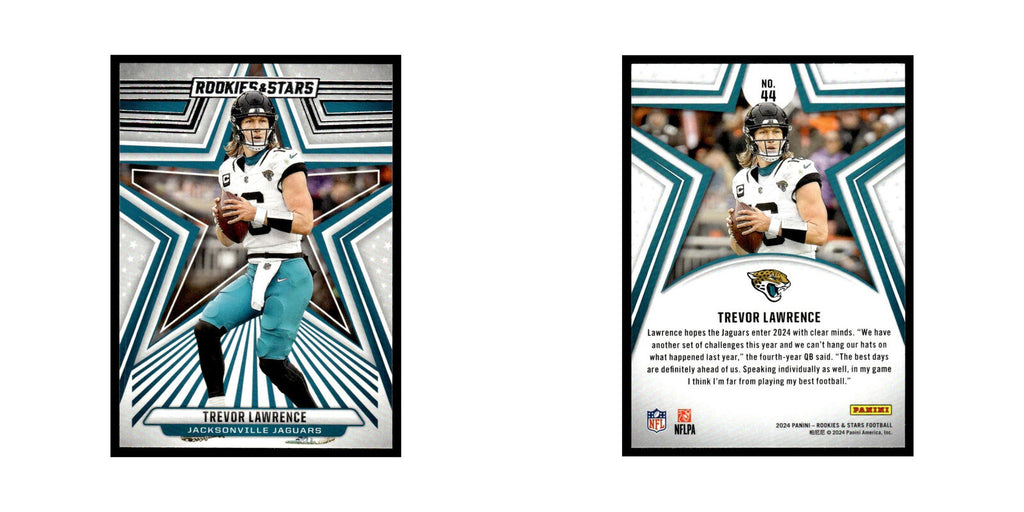 Trevor Lawrence 2024 Panini Rookies Stars #44 Jacksonville Jaguars NM