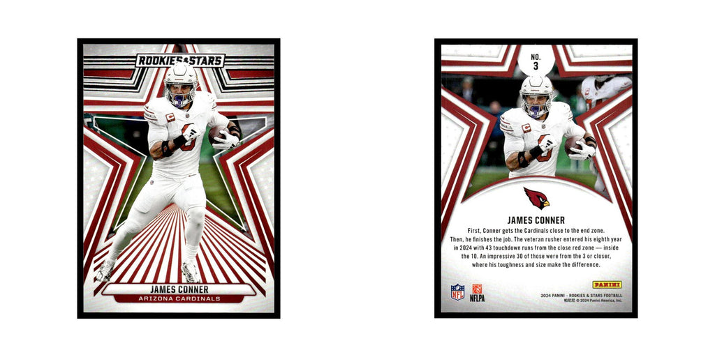 James Conner 2024 Panini Rookies Stars #3 Arizona Cardinals Football Card NM