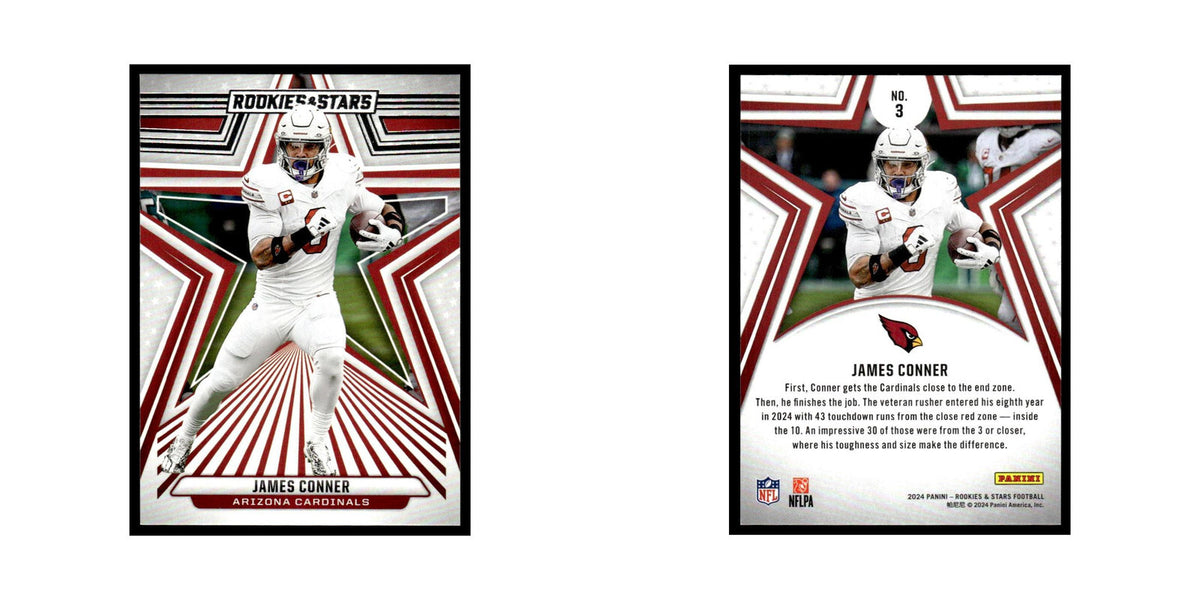 James Conner 2024 Panini Rookies Stars #3 Arizona Cardinals Football Card NM