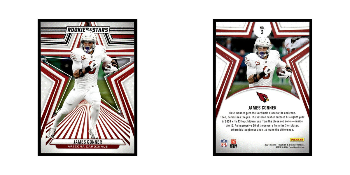 James Conner 2024 Panini Rookies Stars #3 Arizona Cardinals Football Card NM