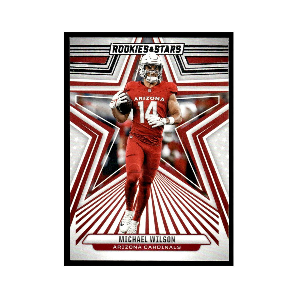 Michael Wilson 2024 Panini Rookies Stars #1 Arizona Cardinals Football Card NM