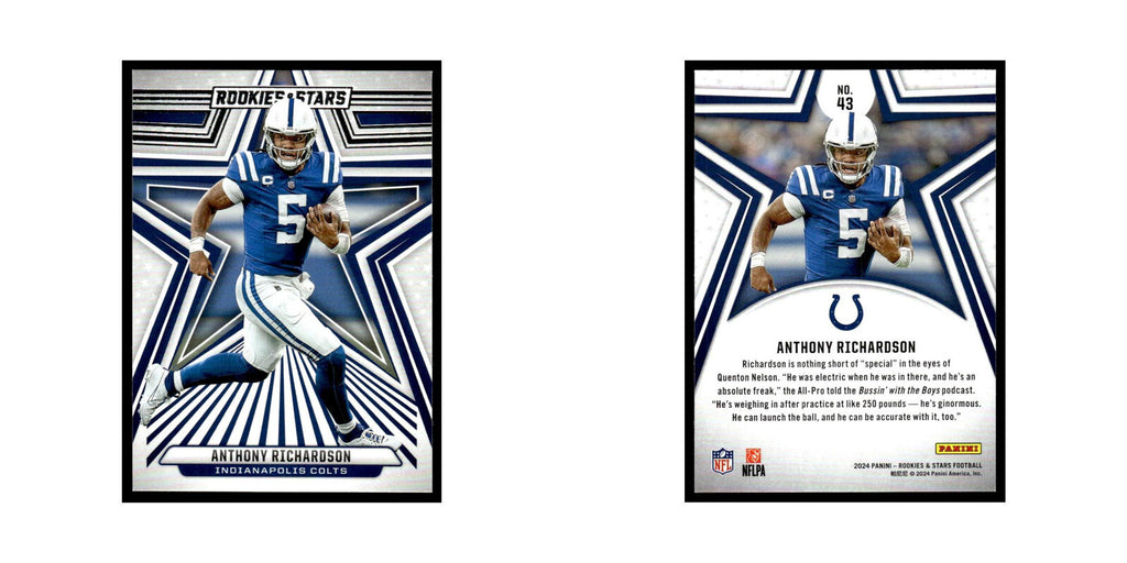 Anthony Richardson 2024 Panini Rookies Stars #43 Indianapolis Colts NM