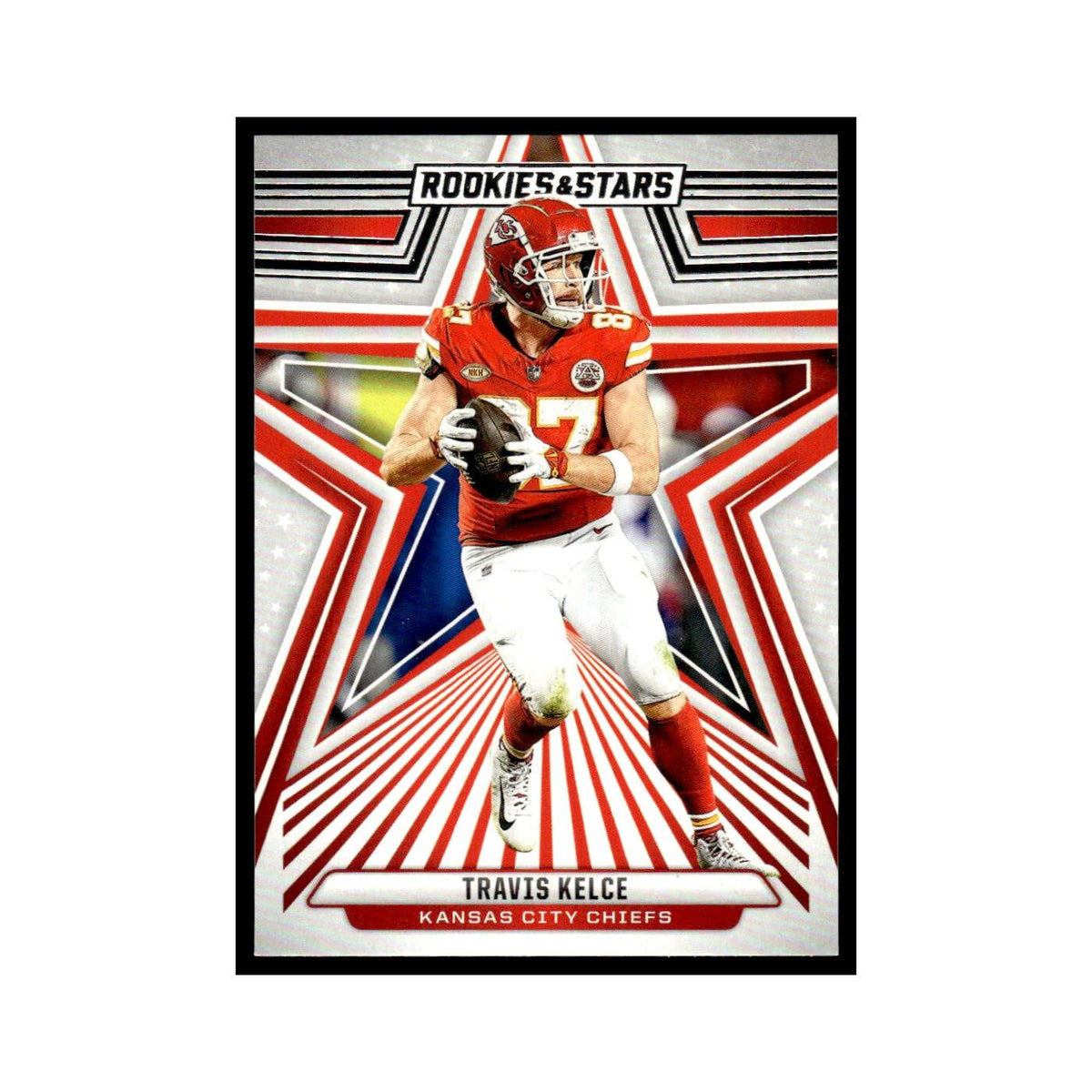Travis Kelce 2024 Panini Rookies Stars #48 Kansas City Chiefs Football Card NM